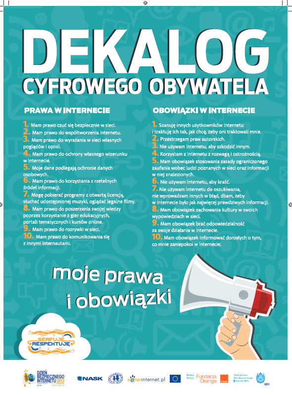 Sokrates International Schools Toruń Dekalog Cyfrowego Obywatela 3207